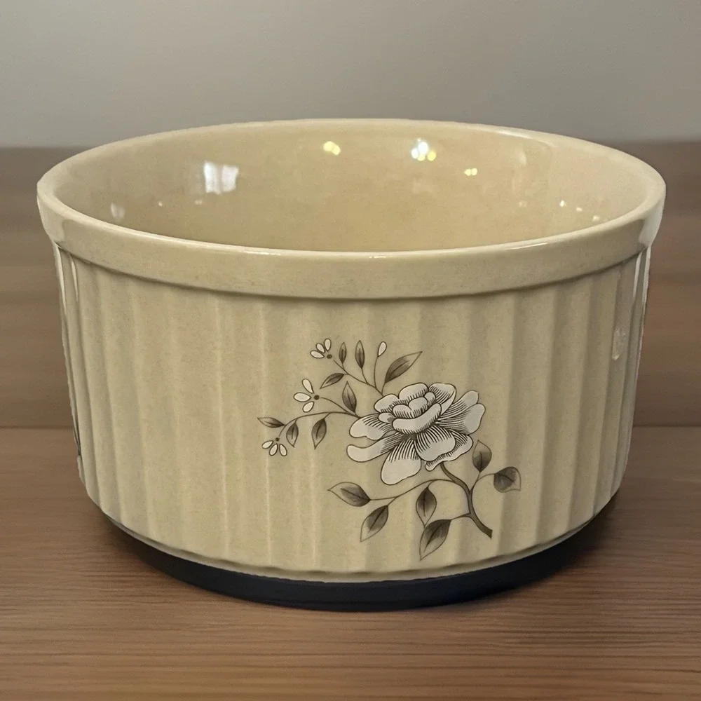 JMP Southampton Stoneware Collection Ribbed Ramekin Japan Dishwasher Microwave